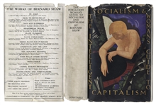 George Bernard Shaw Signed First Edition of His ''Magnum Opus'', ''The Intelligent Woman's Guide to Socialism and Capitalism''